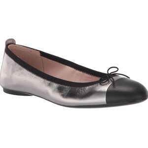 New Women's Bloch Silver Carina Ballet Flats, Size 7